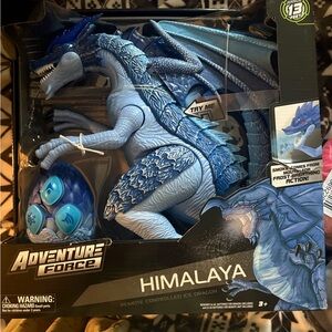 Adventure Force Himalaya Remote Controlled Ice Dragon - Blue and White